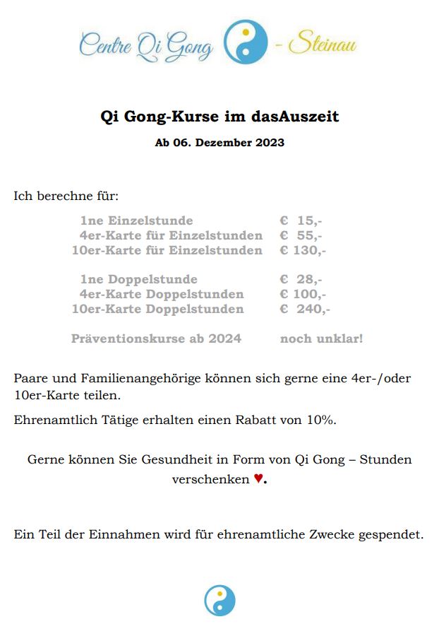 Kursgebühren